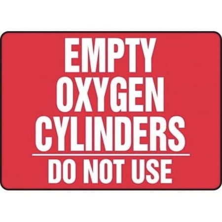 Accuform CYLINDER  COMPRESSED GAS SIGN MWLD502XL MWLD502XL